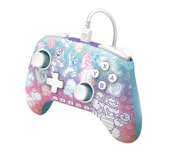 PowerA SWITCH2 Pad przewodowy Advantage Mushroom Kingdom - 1343602 - zdjęcie 5